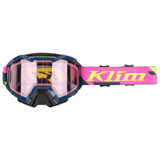 Klim Viper Snow Goggle Raid Petrol Frame/Light Pink Tint Lens