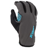 Klim Women's Versa Gloves Asphalt/Crystal Blue