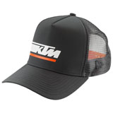 KTM Tracked Trucker Snapback Hat Black