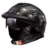 LS2 Rebellion Bones Helmet Matte Black
