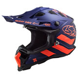 LS2 Subverter Evo Helmet Cargo - Matte Blue/Orange