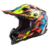 LS2 Subverter Evo Helmet Rascal - Black/Orange/Blue