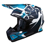 Moose Racing F.I. Agroid MIPS Helmet Navy/Light Blue