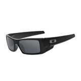 Oakley Gas Can Sunglasses Matte Black Frame/Black Iridium Polarized Lens