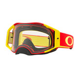 Oakley Airbrake Goggle 2022 Red Yellow Frame/Clear Lens