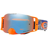 Oakley Front Line Goggle 2022 Dazzle Dyno Blue Orange Frame/Prizm Sapphire Lens