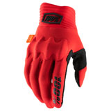 100% Cognito Gloves Red/Black