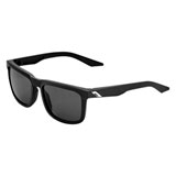 100% Blake Sunglasses Soft Tact Black Frame/Smoke Lens