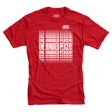 100% Slot T-Shirt Red/White