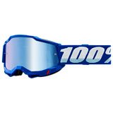 100% Accuri 2 Goggle Blue Frame/Blue Mirror Lens