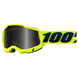 100% Accuri 2 Sand Goggle Fluo Yellow Frame/Smoke Lens