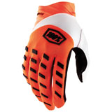100% Airmatic Gloves Fluorescent Orange