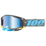 100% Racecraft 2 Goggle Trinidad Frame/Blue Mirror Lens