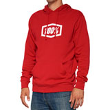 100% Corpo Hooded Sweatshirt Deep Red