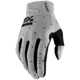 100% Ridefit Gloves Slasher Silver