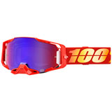 100% Armega Goggle Nuketown Frame/Red-Blue Mirror Lens