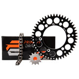 Primary Drive Alloy Kit & X-Ring Chain Black Rear Sprocket