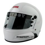 Pyrotect Pro Sport Full Face Duckbill Side Forced Air Helmet White