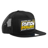 Ryno Power Mesh Snapback Hat Black