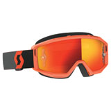 Scott Primal Goggle Orange-Black Frame/Orange Chrome Lens