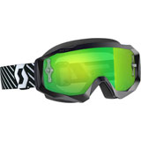 Scott Hustle X Goggle 2021 Black-White Frame/Green Chrome Lens