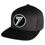 Seven DOT Patch Snapback Hat Black