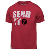 Seven Youth Send It T-Shirt Red