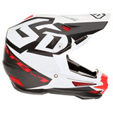 6D ATB-1 Switch MTB Helmet White/Red/Black