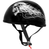Skid Lid Original Half-Face Motorcycle Helmet Biker Skull