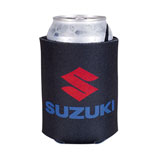 Suzuki Logo Can Koozie Black