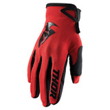 Thor Youth Sector Gloves Red