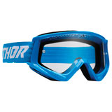 Thor Combat Racer Goggle Blue/White