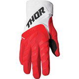 Thor Youth Spectrum Gloves Red/White