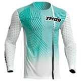 Thor Prime Tech Jersey White/Teal