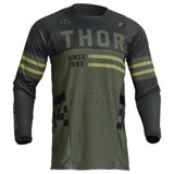 Thor Youth Pulse Combat Jersey Army/Black