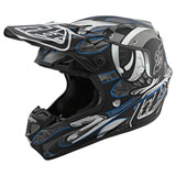 Troy Lee SE4 Eyeball Composite MIPS Helmet Black/Silver