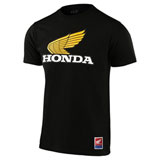 Troy Lee Honda Retro Wing T-Shirt Black