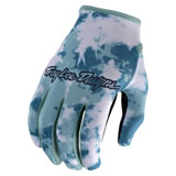 Troy Lee Flowline Plot Gloves Blue Haze
