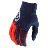 Troy Lee SE Pro Gloves Navy/Orange