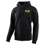 Troy Lee Speed Logo Zip-Up Hooded Sweatshirt Black