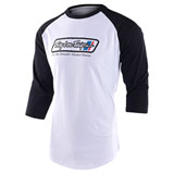 Troy Lee Go Faster Raglan T-Shirt White/Black
