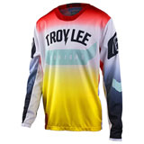 Troy Lee Youth GP Arc Jersey Acid Yellow/Red