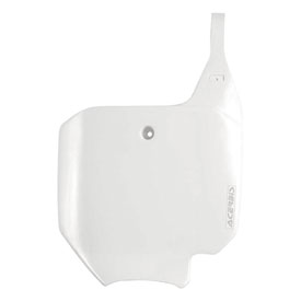 Acerbis Front Number Plate  White