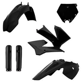 Acerbis Full Plastic Kit  Black