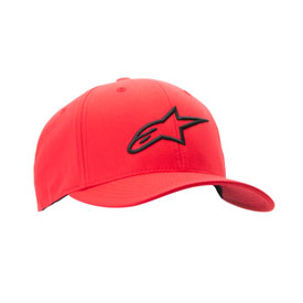 Alpinestars Ageless Curve Stretch Fit Hat Small/Medium Red/Black