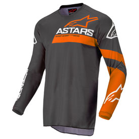 Alpinestars Fluid Chaser Jersey Large Anthracite/Coral Fluo