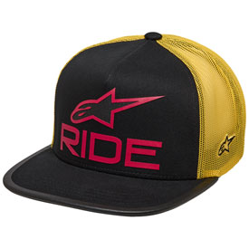 Alpinestars Ride 4.0 Trucker Hat  Black/Yellow/Red