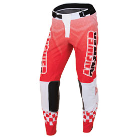 Answer Racing Elite Rev Pant 30" Answer White/Infra Red