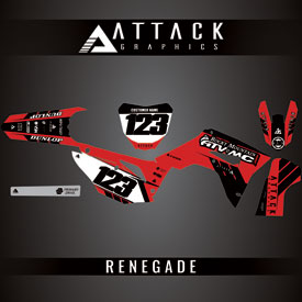 Attack Graphics Custom Renegade Complete Bike Graphics Kit