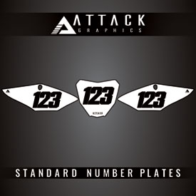 Attack Graphics Number Plate Backgrounds